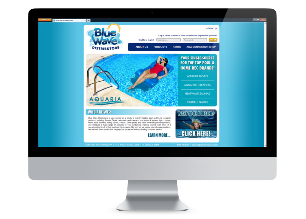 Blue Wave Distributors Website